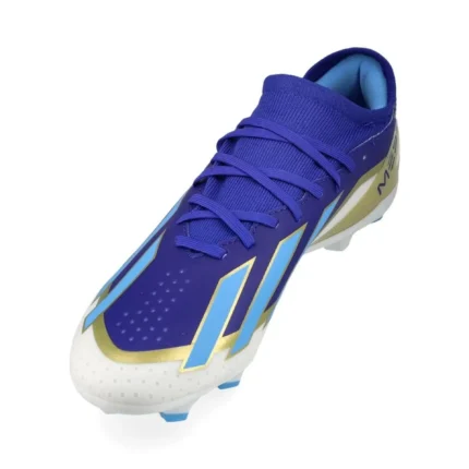 Adidas X Crazyfast Messi League FG Spark Gen10S - Lucid Blue/Blue Burst/Footwear White - Image 7