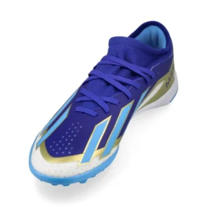 Adidas X Crazyfast Messi League TF Spark Gen10S - Lucid Blue/Blue Burst/Footwear White Kids - Image 7