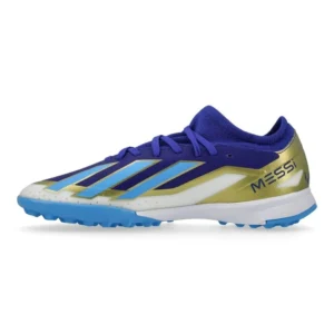 Adidas X Crazyfast Messi League TF Spark Gen10S - Lucid Blue/Blue Burst/Footwear White Kids - Image 3