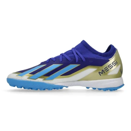 Adidas X Crazyfast Messi League TF Spark Gen10S - Lucid Blue/Blue Burst/Footwear White - Image 3