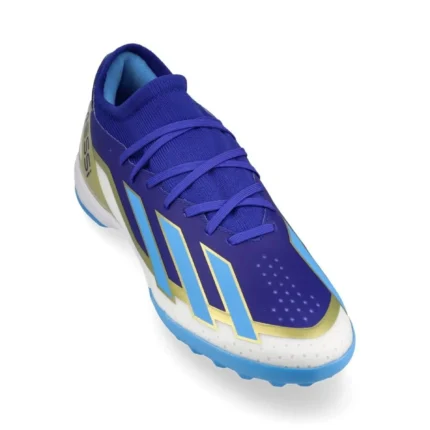 Adidas X Crazyfast Messi League TF Spark Gen10S - Lucid Blue/Blue Burst/Footwear White - Image 5