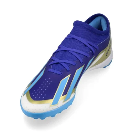 Adidas X Crazyfast Messi League TF Spark Gen10S - Lucid Blue/Blue Burst/Footwear White - Image 7