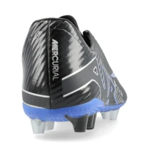 Nike Air Zoom Mercurial Vapor 15 Academy AG Shadow - Black/Chrome/Hyper Royal - Image 6