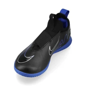 Nike Air Zoom Mercurial Vapor 15 Academy IC Shadow - Black/Chrome/Hyper Royal Kids - Image 5