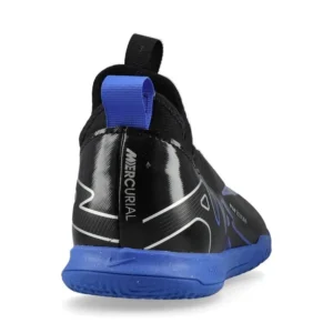 Nike Air Zoom Mercurial Vapor 15 Academy IC Shadow - Black/Chrome/Hyper Royal Kids - Image 6