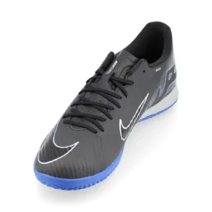 Nike Air Zoom Mercurial Vapor 15 Academy IC Shadow - Black/Chrome/Hyper Royal - Image 7