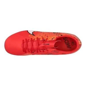 Nike Air Zoom Mercurial Vapor 15 Academy MG Dream Speed 7 - Lite Crimson/Pale Ivory/Bright Mandarin - Image 4