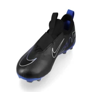 Nike Air Zoom Mercurial Vapor 15 Academy MG Shadow - Black/Chrome/Hyper Royal Kids - Image 5
