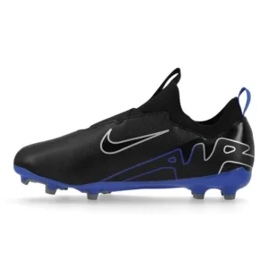 Nike Air Zoom Mercurial Vapor 15 Academy MG Shadow - Black/Chrome/Hyper Royal Kids - Image 3