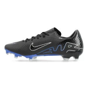 Nike Air Zoom Mercurial Vapor 15 Academy MG Shadow - Black/Chrome/Hyper Royal - Image 3