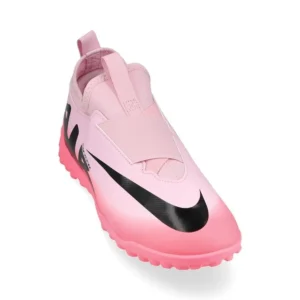 Nike Air Zoom Mercurial Vapor 15 Academy TF Mad Brilliance - Pink Foam/Black Kids - Image 5