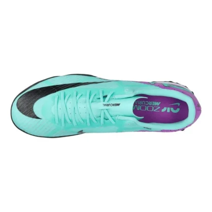 Nike Air Zoom Mercurial Vapor 15 Academy TF Peak Ready - Hyper Turquoise/Fuchsia Dream/Black/White - Image 4