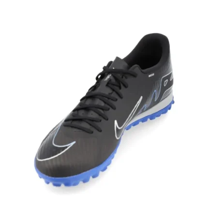 Nike Air Zoom Mercurial Vapor 15 Academy TF Shadow - Black/Chrome/Hyper Royal - Image 5