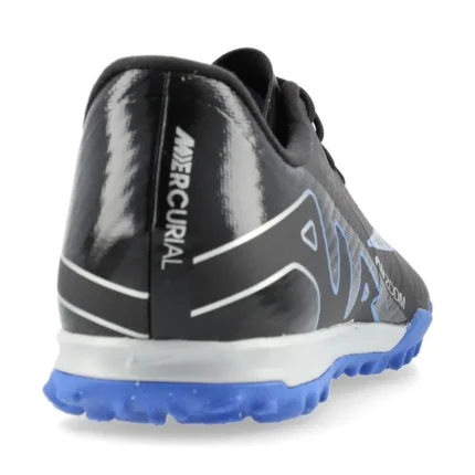 Nike Air Zoom Mercurial Vapor 15 Academy TF Shadow - Black/Chrome/Hyper Royal - Image 6