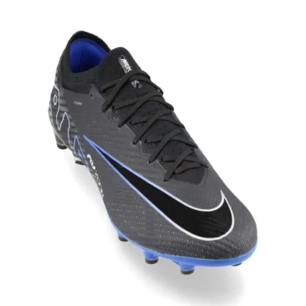 Nike Air Zoom Mercurial Vapor 15 Elite AG-PRO Shadow - Black/Chrome/Hyper Royal - Image 5