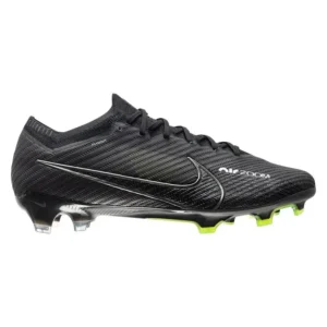 Nike Air Zoom Mercurial Vapor 15 Elite FG - Black/Dark Smoke Grey/Summit White/Volt - Image 1