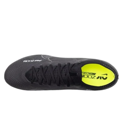 Nike Air Zoom Mercurial Vapor 15 Elite FG - Black/Dark Smoke Grey/Summit White/Volt - Image 4