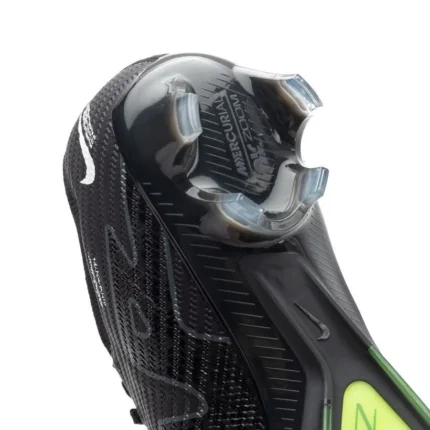 Nike Air Zoom Mercurial Vapor 15 Elite FG - Black/Dark Smoke Grey/Summit White/Volt - Image 9