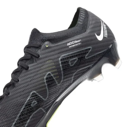 Nike Air Zoom Mercurial Vapor 15 Elite FG - Black/Dark Smoke Grey/Summit White/Volt - Image 10