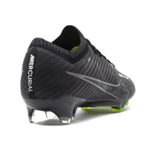 Nike Air Zoom Mercurial Vapor 15 Elite FG - Black/Dark Smoke Grey/Summit White/Volt - Image 6