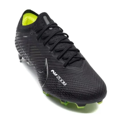 Nike Air Zoom Mercurial Vapor 15 Elite FG - Black/Dark Smoke Grey/Summit White/Volt - Image 7