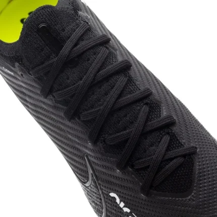 Nike Air Zoom Mercurial Vapor 15 Elite FG - Black/Dark Smoke Grey/Summit White/Volt - Image 11