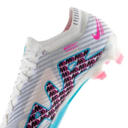 Nike Air Zoom Mercurial Vapor 15 Elite FG Blast - White/Baltic Blue/Pink Blast/Indigo Haze - Image 13
