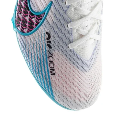 Nike Air Zoom Mercurial Vapor 15 Elite FG Blast - White/Baltic Blue/Pink Blast/Indigo Haze - Image 9
