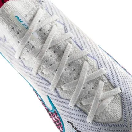 Nike Air Zoom Mercurial Vapor 15 Elite FG Blast - White/Baltic Blue/Pink Blast/Indigo Haze - Image 11