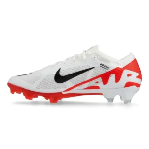 Nike Air Zoom Mercurial Vapor 15 Elite FG Ready - Bright Crimson/White/Black - Image 3