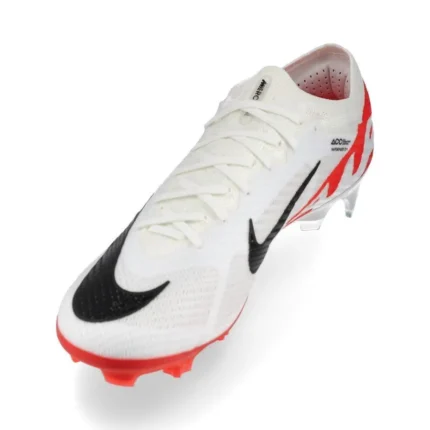 Nike Air Zoom Mercurial Vapor 15 Elite FG Ready - Bright Crimson/White/Black - Image 5