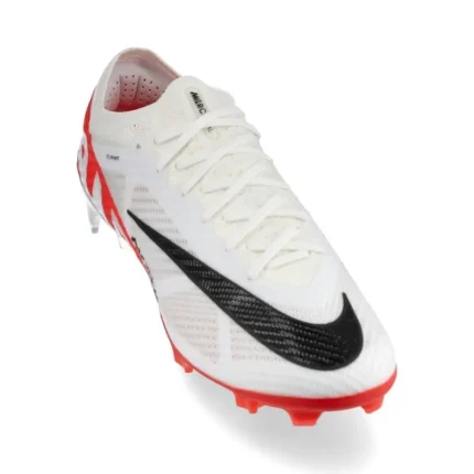 Nike Air Zoom Mercurial Vapor 15 Elite FG Ready - Bright Crimson/White/Black - Image 7