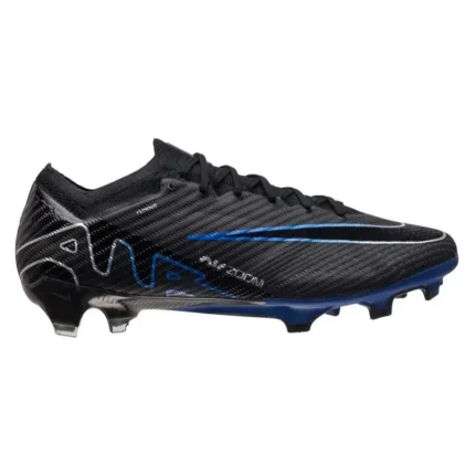 Nike Air Zoom Mercurial Vapor 15 Elite FG Shadow - Black/Chrome/Hyper Royal - Image 1
