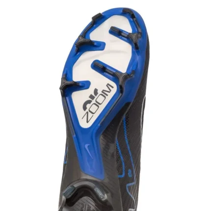 Nike Air Zoom Mercurial Vapor 15 Elite FG Shadow - Black/Chrome/Hyper Royal - Image 4