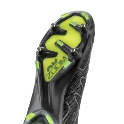 Nike Air Zoom Mercurial Vapor 15 Elite SG-PRO Anti-Clog - Black/Dark Smoke Grey/Summit White/Volt - Image 10