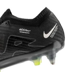Nike Air Zoom Mercurial Vapor 15 Elite SG-PRO Anti-Clog - Black/Dark Smoke Grey/Summit White/Volt - Image 7