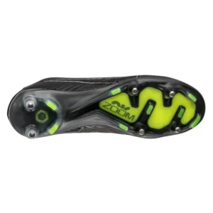 Nike Air Zoom Mercurial Vapor 15 Elite SG-PRO Anti-Clog - Black/Dark Smoke Grey/Summit White/Volt - Image 2
