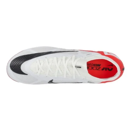 Nike Air Zoom Mercurial Vapor 15 Elite SG-PRO Anti-Clog Ready - Bright Crimson/White/Black - Image 4