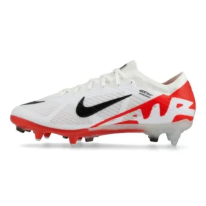 Nike Air Zoom Mercurial Vapor 15 Elite SG-PRO Anti-Clog Ready - Bright Crimson/White/Black - Image 3