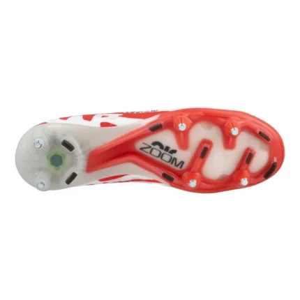 Nike Air Zoom Mercurial Vapor 15 Elite SG-PRO Anti-Clog Ready - Bright Crimson/White/Black - Image 2