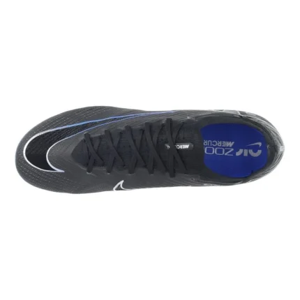 Nike Air Zoom Mercurial Vapor 15 Elite SG-PRO Anti-Clog Shadow - Black/Chrome/Hyper Royal - Image 4