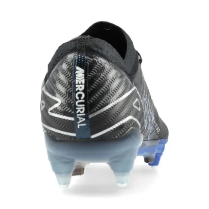 Nike Air Zoom Mercurial Vapor 15 Elite SG-PRO Anti-Clog Shadow - Black/Chrome/Hyper Royal - Image 6