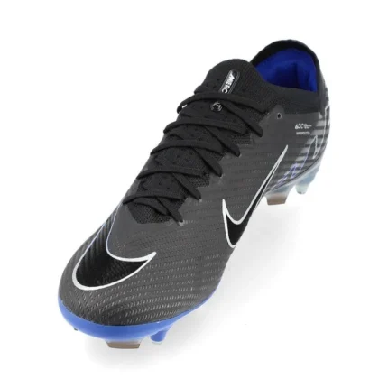 Nike Air Zoom Mercurial Vapor 15 Elite SG-PRO Anti-Clog Shadow - Black/Chrome/Hyper Royal - Image 7