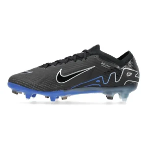 Nike Air Zoom Mercurial Vapor 15 Elite SG-PRO Anti-Clog Shadow - Black/Chrome/Hyper Royal - Image 3