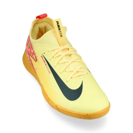 Nike Air Zoom Mercurial Vapor 16 Academy IC Mbappé Personal Edition - Laser Orange/Armory Navy Kids - Image 5