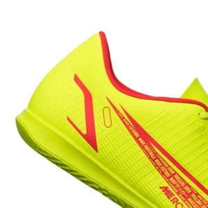 Nike Mercurial Vapor 14 Club IC Motivation - Volt/Bright Crimson - Image 7
