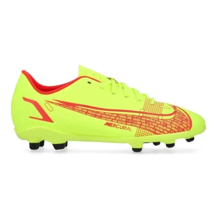 Nike Mercurial Vapor 14 Club MG Motivation - Volt/Bright Crimson Kids - Image 1
