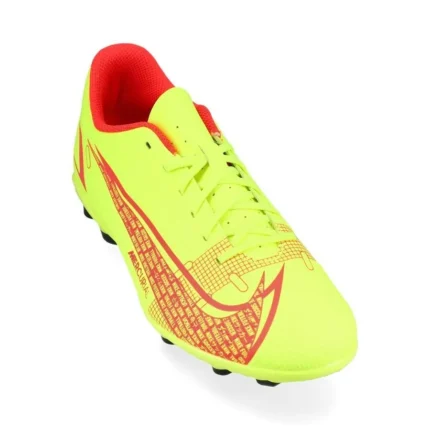 Nike Mercurial Vapor 14 Club MG Motivation - Volt/Bright Crimson Kids - Image 5