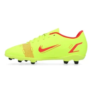 Nike Mercurial Vapor 14 Club MG Motivation - Volt/Bright Crimson Kids - Image 3
