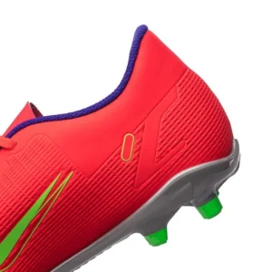 Nike Mercurial Vapor 14 Club MG Spectrum - Bright Crimson/MetallIC Silver Kids - Image 4